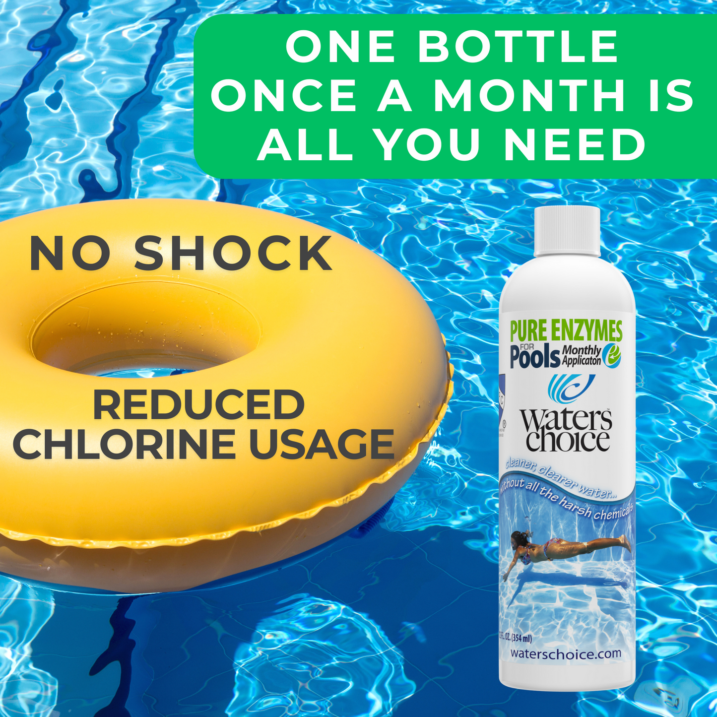Pure Enzymes for Pools (monthly treatment)