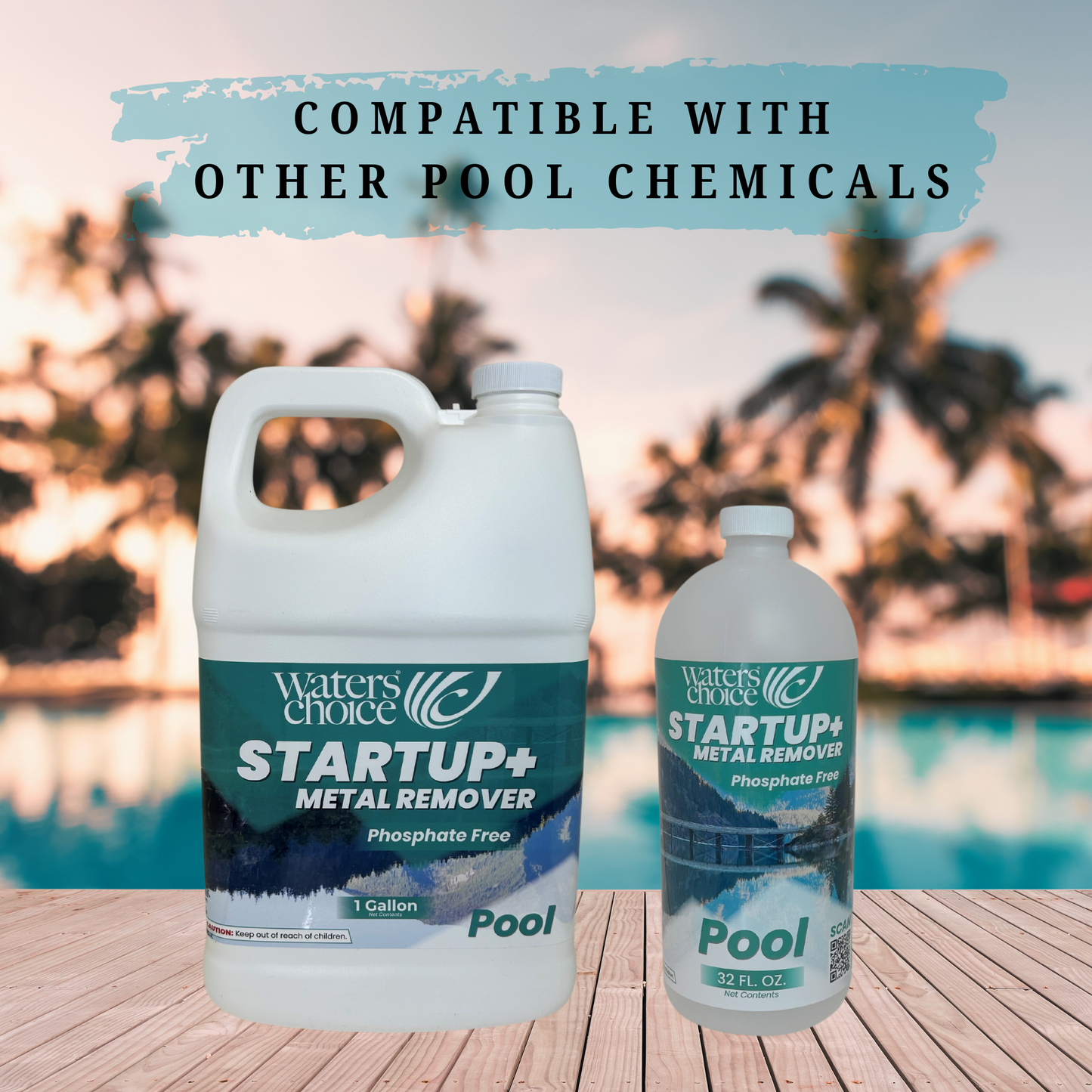 32 oz. Pool Startup + Metal Remover