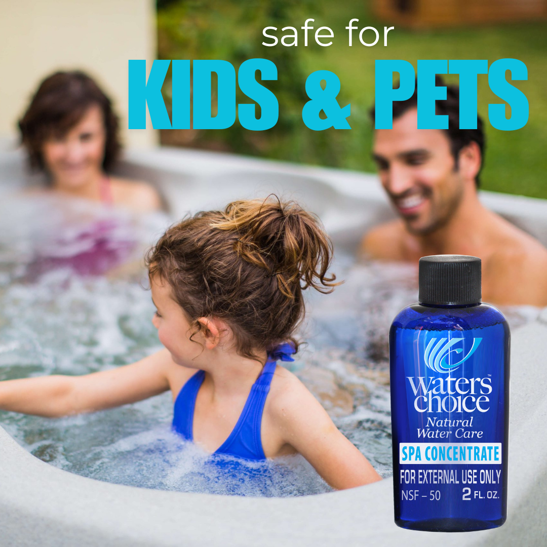 Concentrado de enzimas para jacuzzi de 2 oz (suministro para 6 meses de spa)