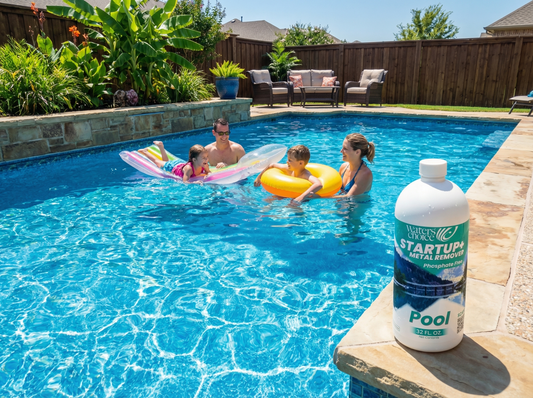 Startup+ Metal Remover:  How to Prevent Pool Stains and Keep Water Crytal Clear