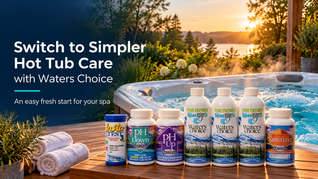 Switch Your Hot Tub to Waters Choice Start Up Kit