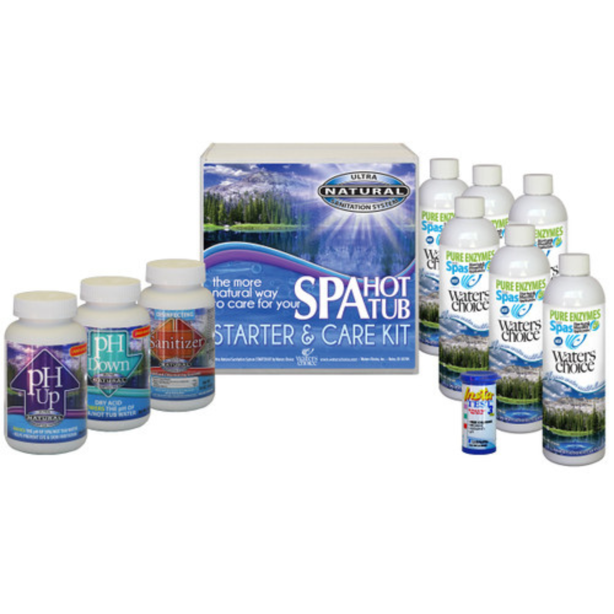 Spa Startup Kit - 6 Month Supply, Ultra Natural Sanitation System ...