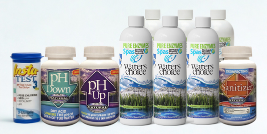 Kit de inicio para spa - Suministro para 6 meses, Sistema de desinfección ultra natural