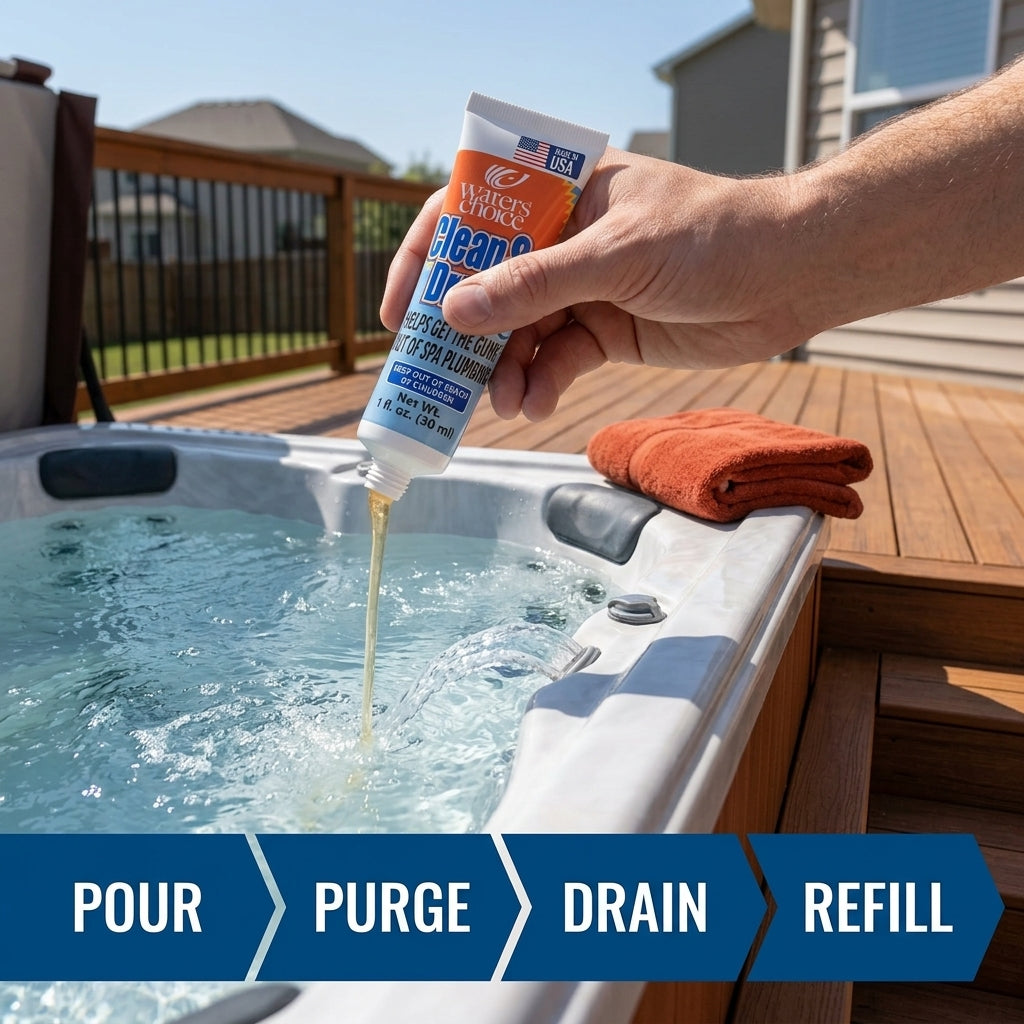 Clean & Drain - Spa Purge – Waters Choice