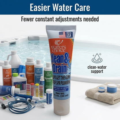 Clean and Drain - SWIM Spa Purge