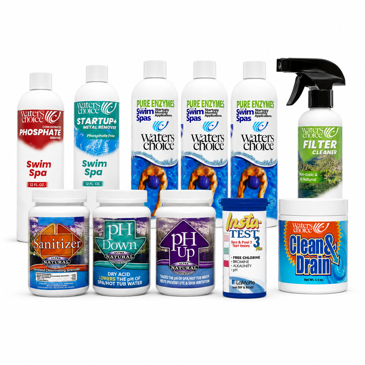 Kit de inicio y cuidado de spa definitivo para 3 meses