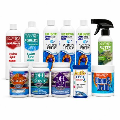Kit de inicio y cuidado de spa definitivo para 3 meses