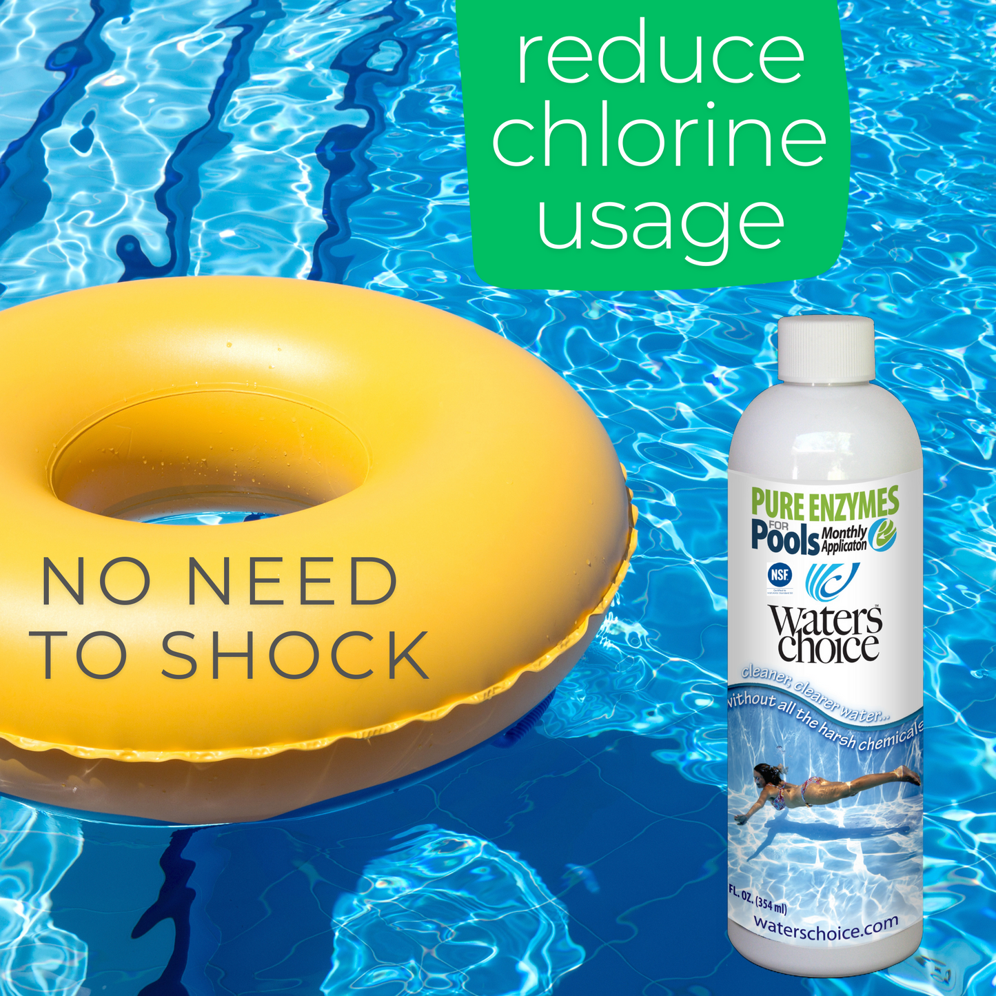 Pure Enzymes for Pools (monthly treatment)