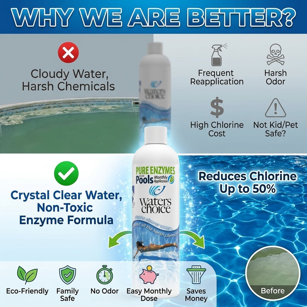 Pure Enzymes for Pools (monthly treatment)