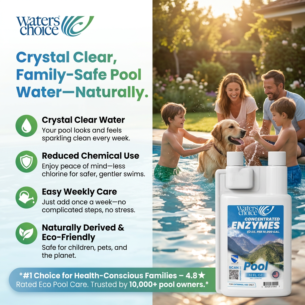 Concentrado de enzimas para piscinas de 16 oz