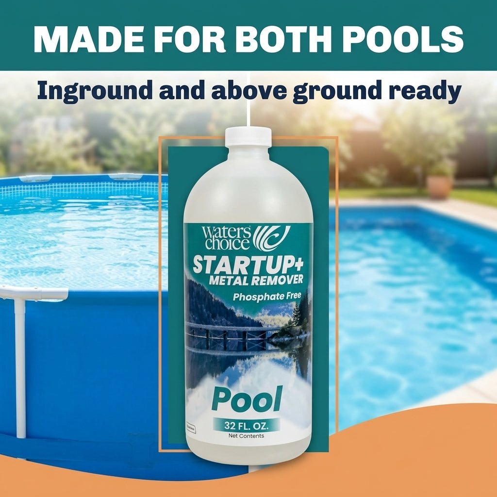 32 oz. Pool Startup + Metal Remover