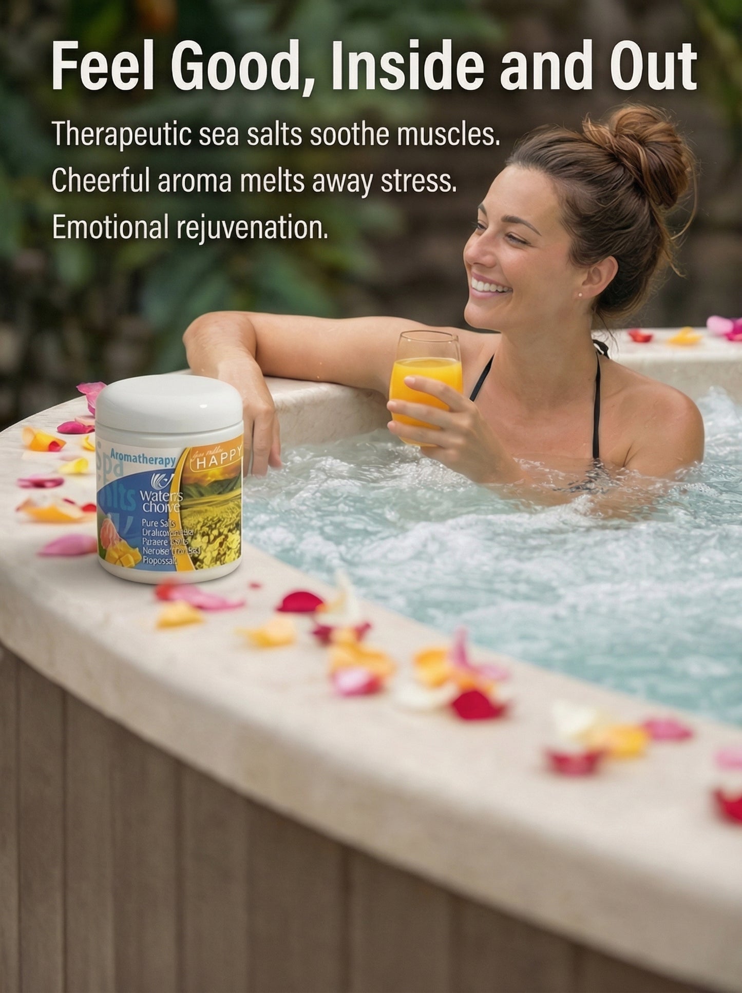 Aromatherapy Spa Salt - Happy