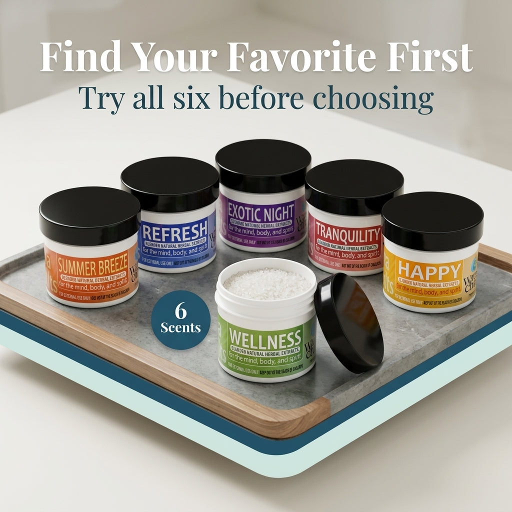 Aromatherapy Spa Salts - Sample Pack