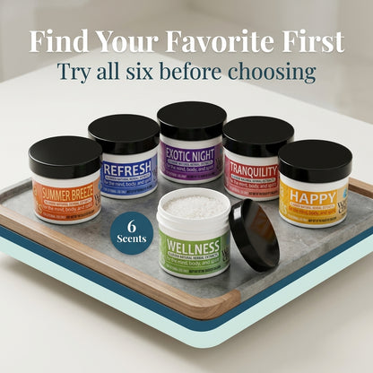 Aromatherapy Spa Salts - Sample Pack