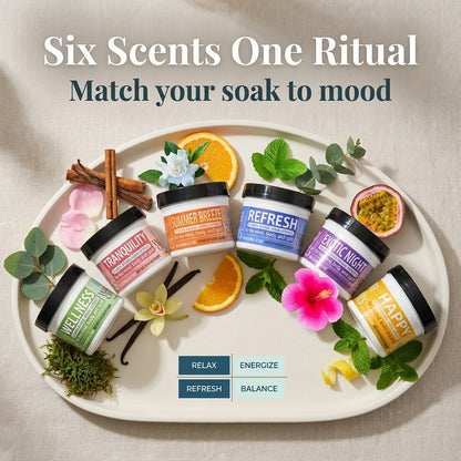 Aromatherapy Spa Salts - Sample Pack