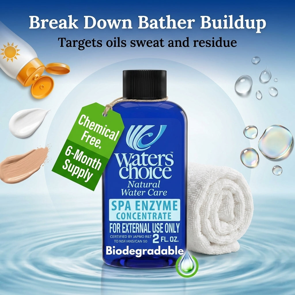 2 oz. Hot Tub Enzyme Concentrate (6 month spa supply)