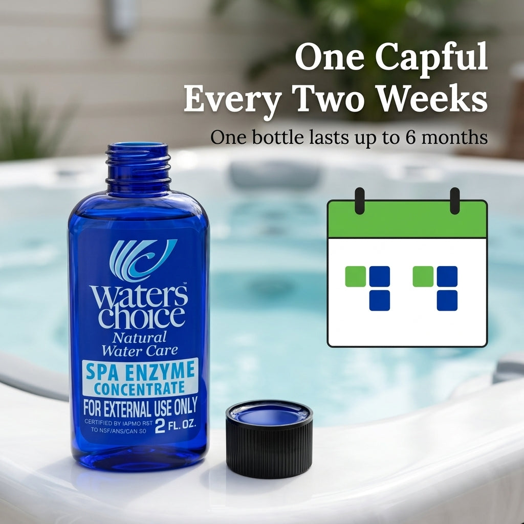 2 oz. Hot Tub Enzyme Concentrate (6 month spa supply)