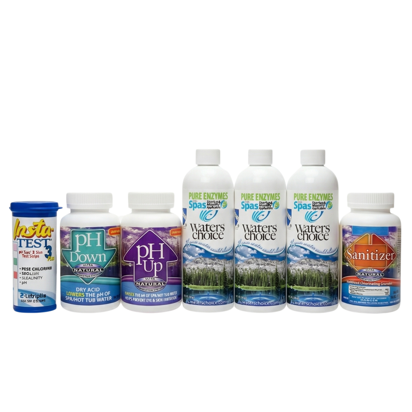 Kit de inicio para spa - Suministro para 3 meses, Sistema de desinfección ultra natural