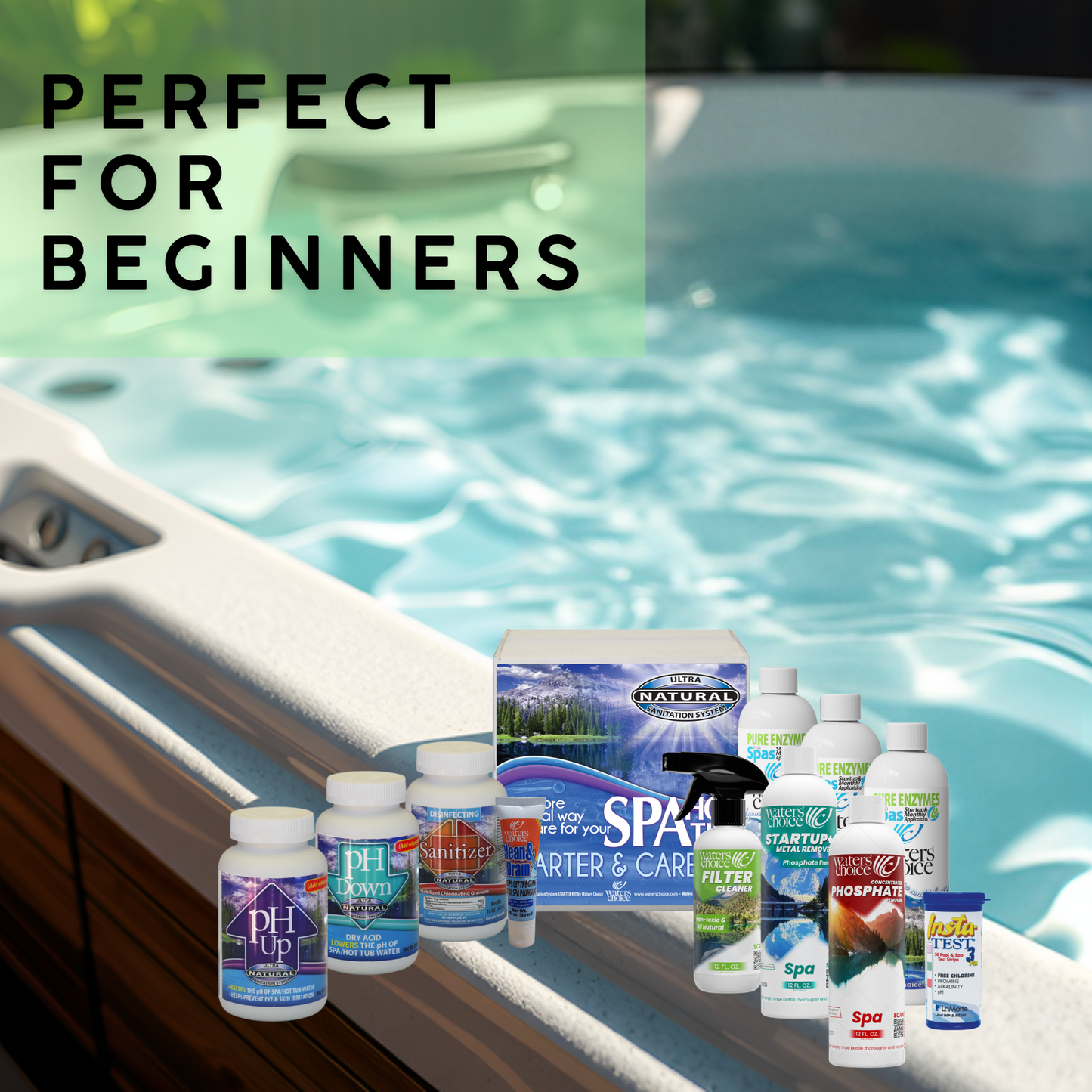 Ultimate 3 Month Spa Starter and Care Kit