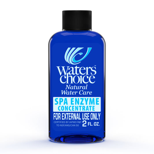 Concentrado de enzimas para jacuzzi de 2 oz (suministro para 6 meses de spa)