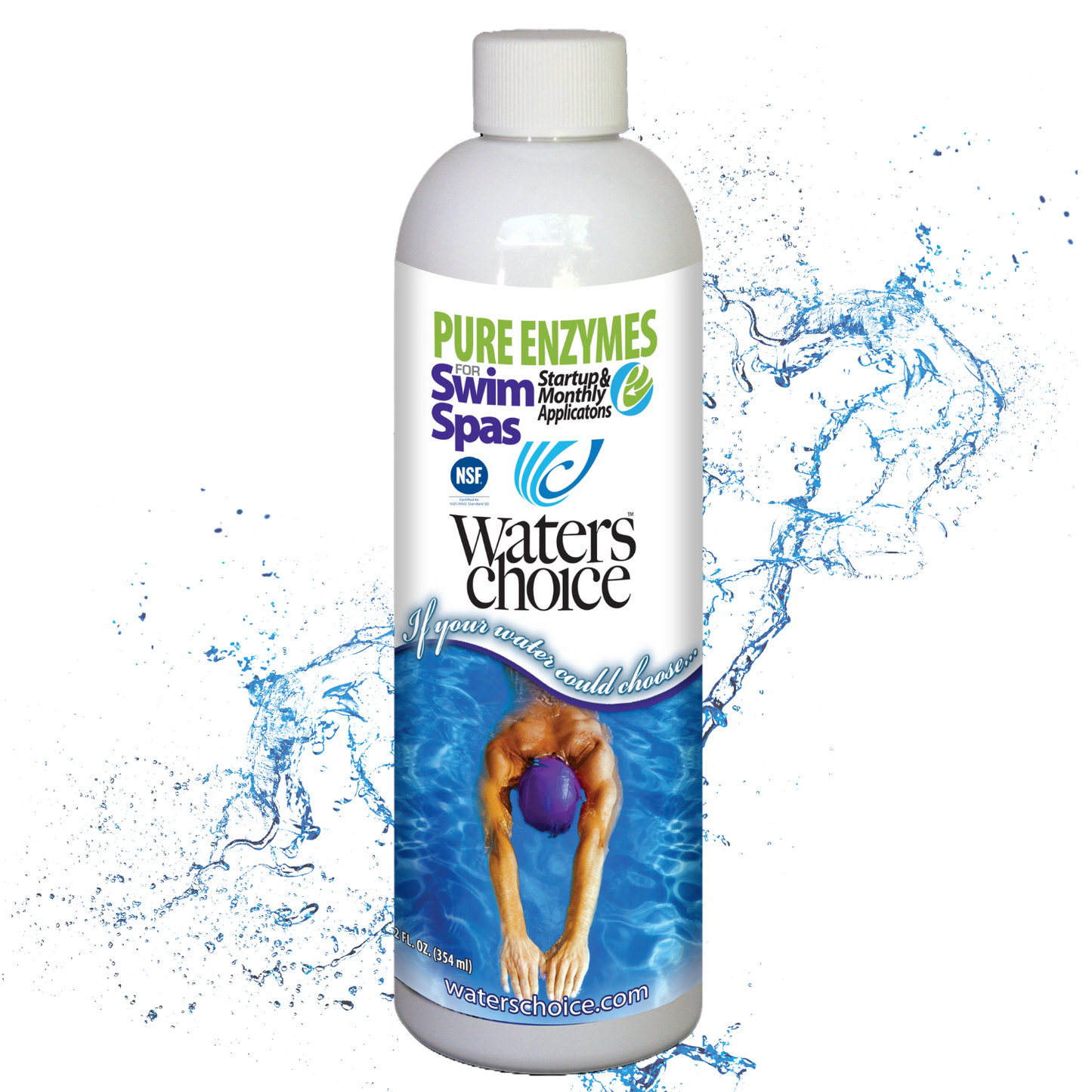 12 oz. Pure Enzymes for SWIM Spas (monthly treatment)