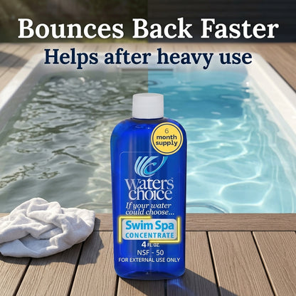 4 oz. SWIM SPA Enzyme Concentrate (weekly application) *NOT for regular hot tubs