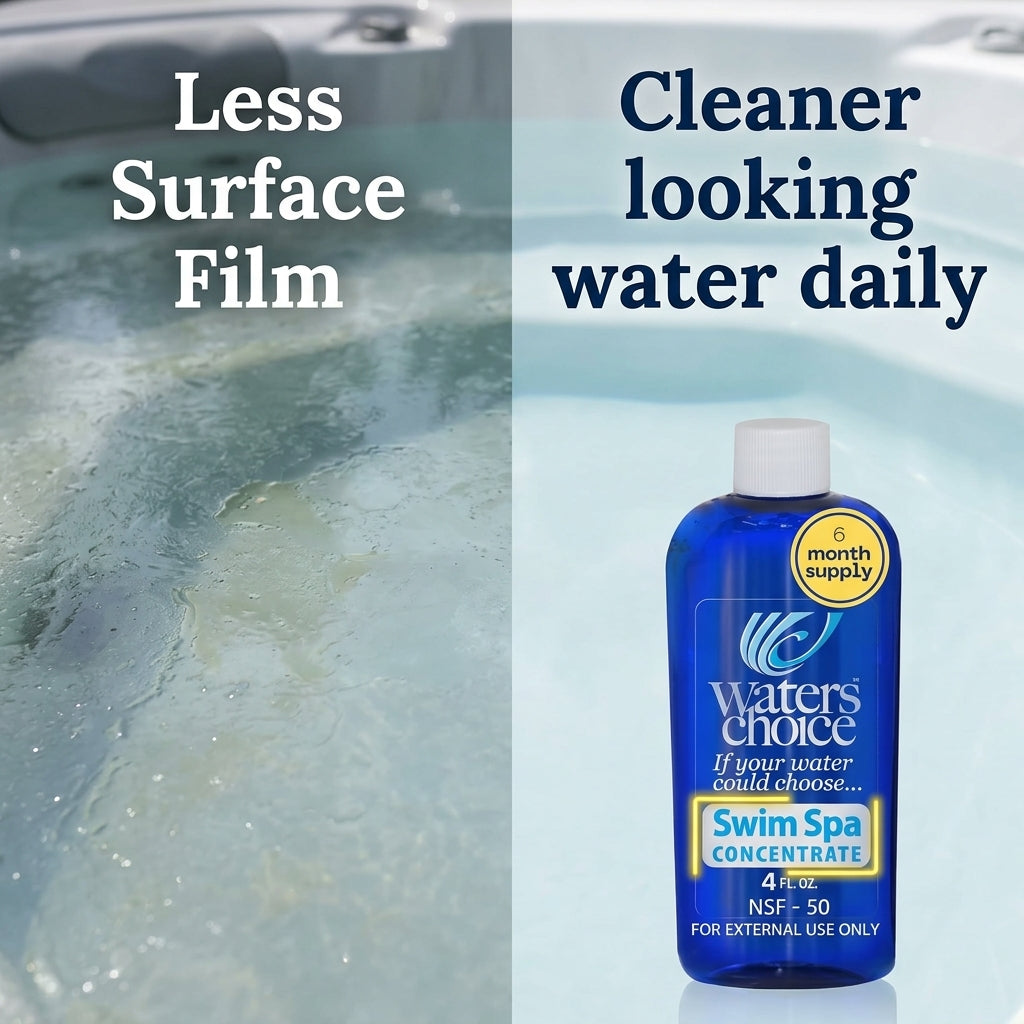 4 oz. SWIM SPA Enzyme Concentrate (weekly application) *NOT for regular hot tubs