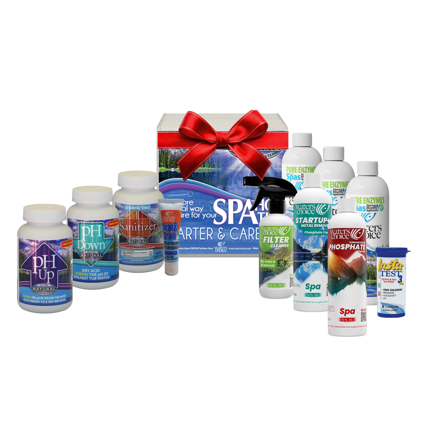 Kit de inicio y cuidado de spa definitivo para 3 meses