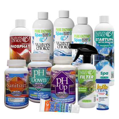 Kit de inicio y cuidado de spa definitivo para 3 meses