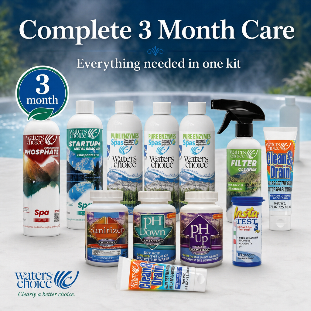 Ultimate 3 Month Spa Starter and Care Kit
