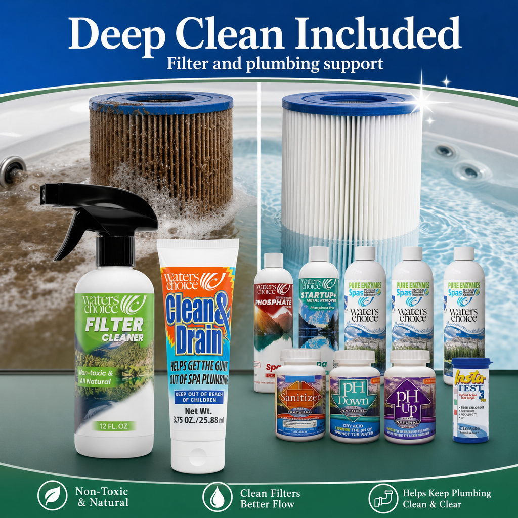 Ultimate 3 Month Spa Starter and Care Kit