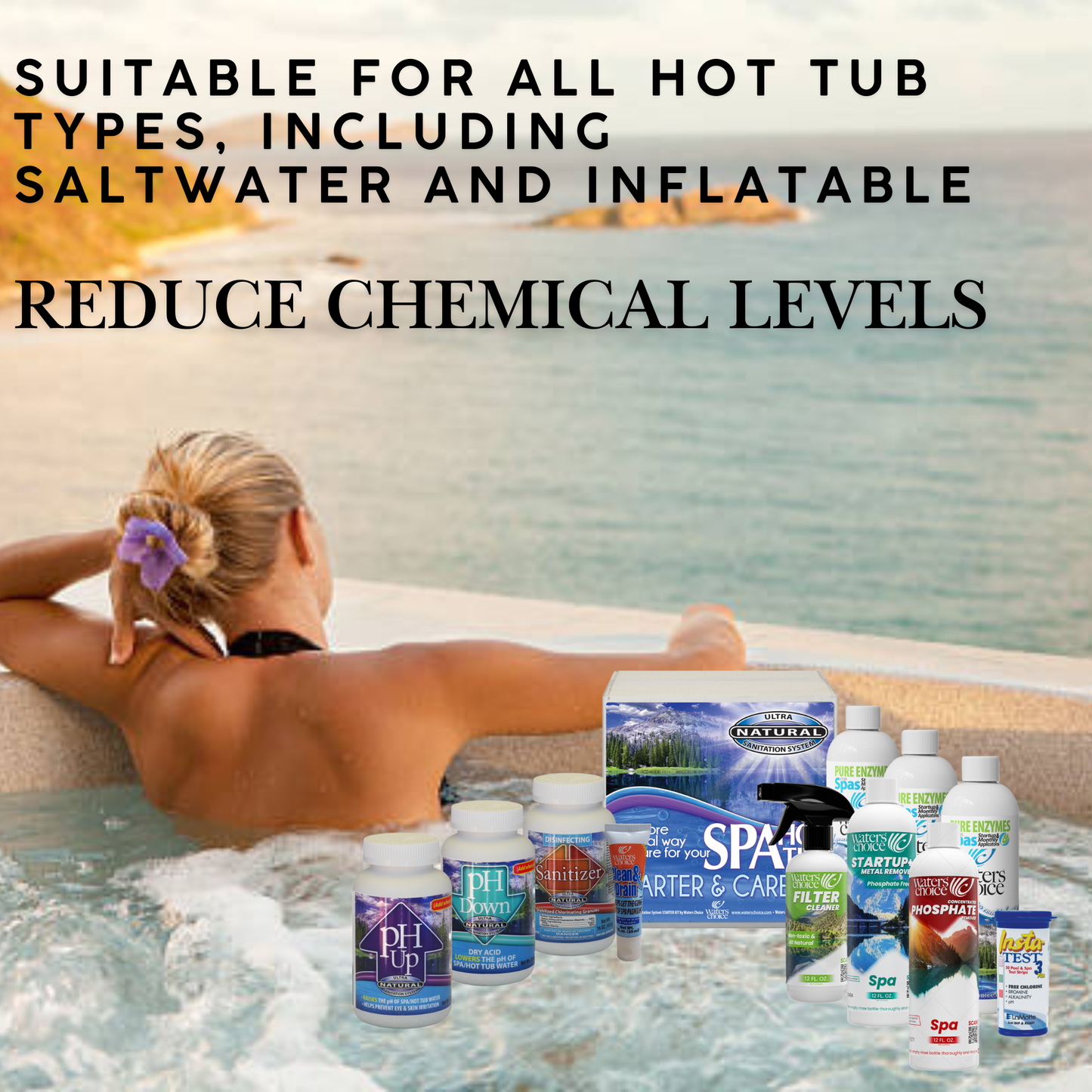 Ultimate 3 Month Spa Starter and Care Kit