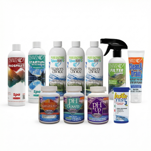 Kit de inicio y cuidado de spa definitivo para 3 meses